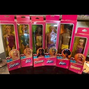 Vintage Barbies - Sunsational Malibu LOT (1981)